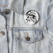 Grünes Laternen-Korps, Schwarzweiss Button (Beispiel)