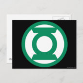 Grünes Laternen-Logo 13 Postkarte (Vorne/Hinten)