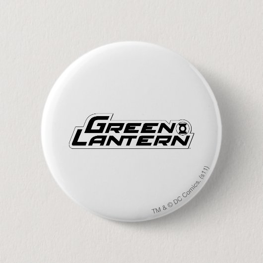 Grünes Laternen-Logo 1 Button (Vorderseite)
