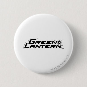 Grünes Laternen-Logo 3 Button
