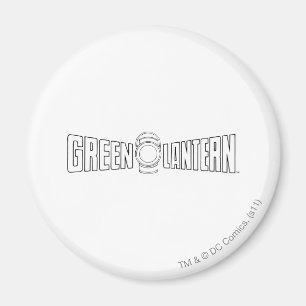 Grünes Laternen-Logo 6 Magnet