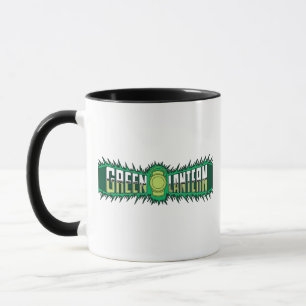 Grünes Laternen-Logo - grüne Flammen Tasse
