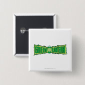 Grünes Laternen-Logo mit Laterne Button (Vorne & Hinten)