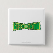 Grünes Laternen-Logo mit Laterne Button (Vorderseite)