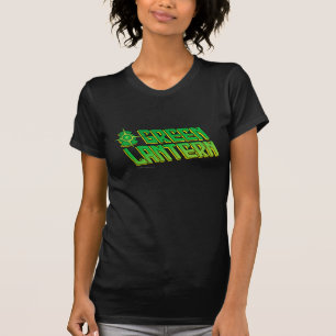 Grünes Laternen-Logo - schräg gelegen T-Shirt