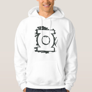Grünes Laternen-Markierungs-Symbol Hoodie