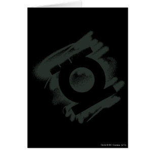 Grünes Laternen-Spray-Symbol