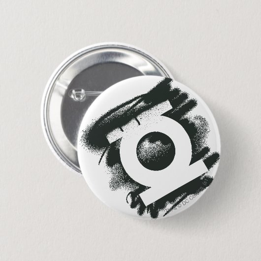 Grünes Laternen-Spray-Symbol Button (Vorne & Hinten)