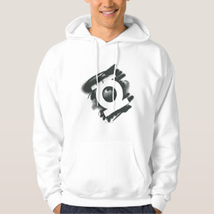 Grünes Laternen-Spray-Symbol Hoodie