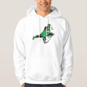 Grünes Laternen-Sprungs-Recht Hoodie
