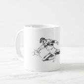Grünes Laternengebirge Kaffeetasse (Vorderseite Links)