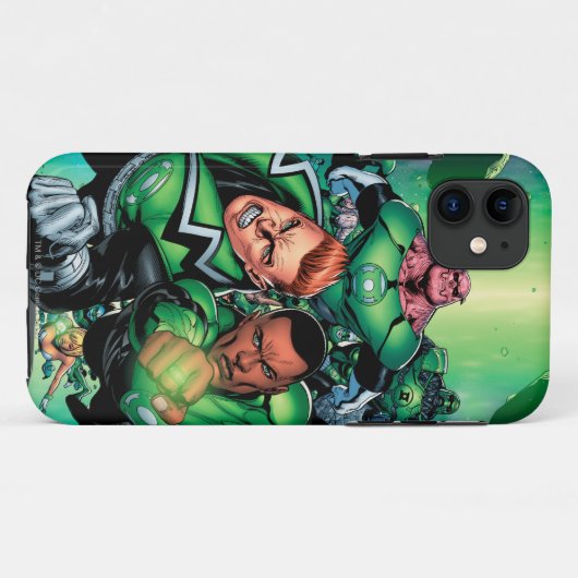 Grünes Laternenkorps Case-Mate iPhone Hülle (Rückseite (Horizontal))