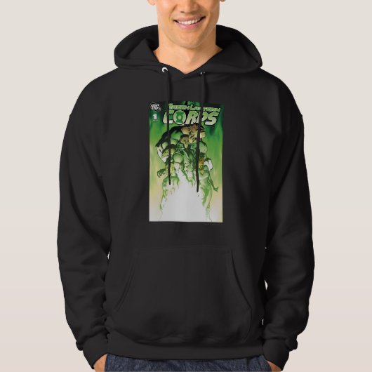 Grünes Laternenkorps Hoodie (Vorderseite)