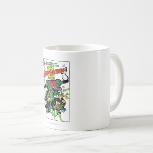 Grünes Laternenkorps Kaffeetasse (VorderseiteRechts)