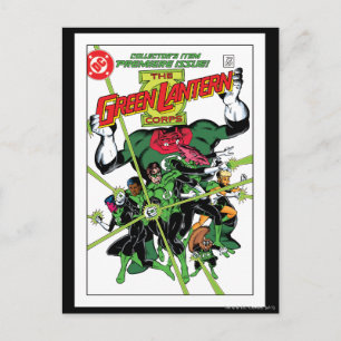 Grünes Laternenkorps Postkarte