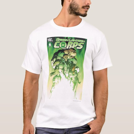 Grünes Laternenkorps T-Shirt (Vorderseite)