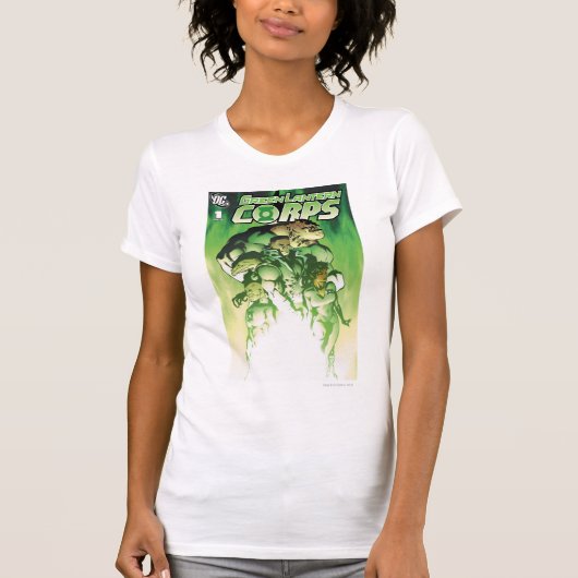 Grünes Laternenkorps T-Shirt (Vorderseite)