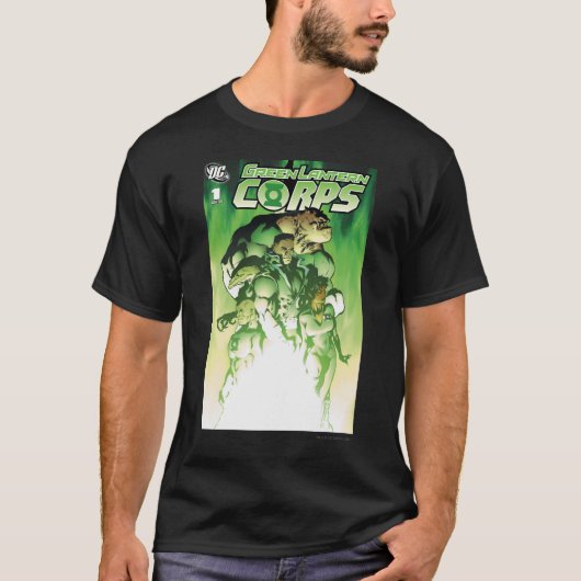Grünes Laternenkorps T-Shirt (Vorderseite)