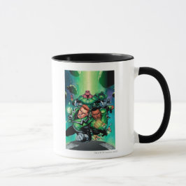 Grünes Laternenkorps Tasse