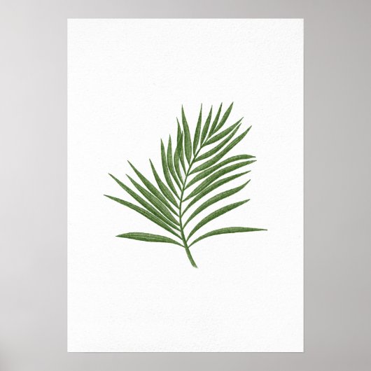 Grünes Leaf 3 Poster (Vorne)