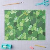 Grünes Leaf Botanisch Seidenpapier (Basteln)