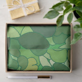 Grünes Leaf Botanisch Seidenpapier (Geschenk)