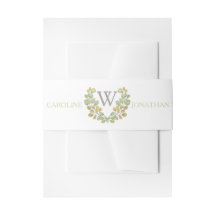 Grünes Leaf Einfachheit Einladung Bündner Bands