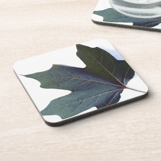 Grünes Leaf Getränkeuntersetzer (Linke Seite)
