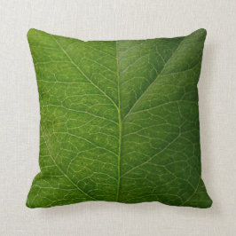 Grünes Leaf Kissen