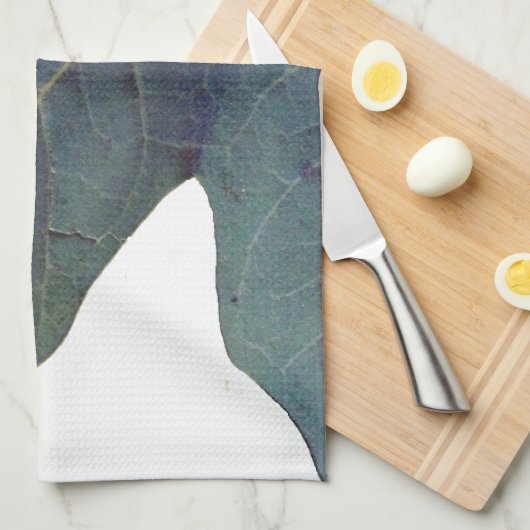 Grünes Leaf Küchentuch (Viertel Falte)
