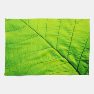 Grünes Leaf Küchentuch