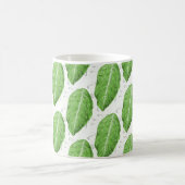 Grünes Leaf Muster Botanisch Kaffeetasse (Mittel)
