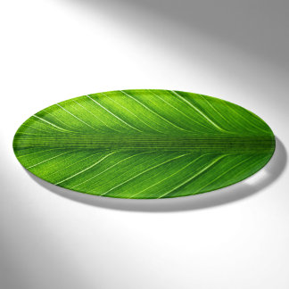 Grünes Leaf Namenschild
