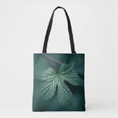 Grünes Leaf Nature Foto Tasche (Vorderseite)