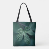Grünes Leaf Nature Foto Tasche (Rückseite)