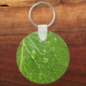 Grünes Leaf Schlüsselanhänger (Vorderseite)