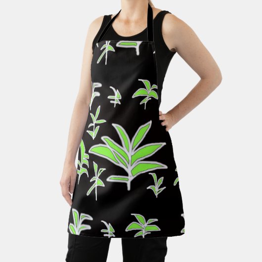 Grünes Leaf Schürze (InSitu)