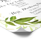 Grünes Leaf Signature Drinks Cocktail Schild, rust Poster (Ecke)