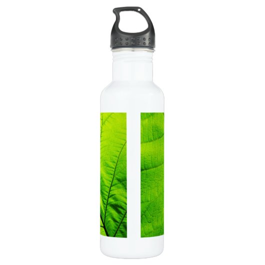 Grünes Leaf Trinkflasche (Rückseite)