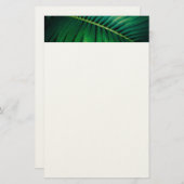 Grünes Leaf Tropenwald Foto Briefpapier (Vorne/Hinten)