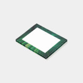 Grünes Leaf Tropenwald Foto Post-it Klebezettel (angewinkelt)