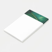 Grünes Leaf Tropenwald Foto Post-it Klebezettel (angewinkelt)