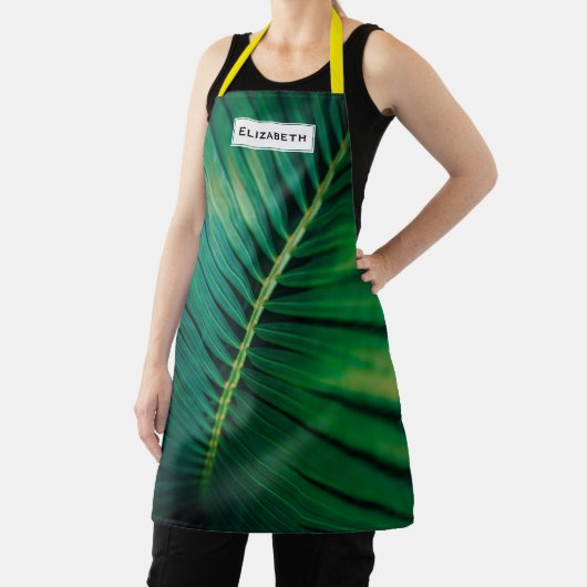 Grünes Leaf Tropenwald Foto Schürze (InSitu)