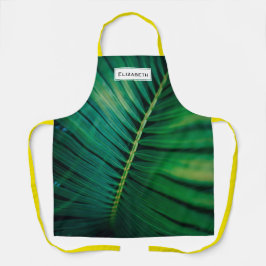 Grünes Leaf Tropenwald Foto Schürze