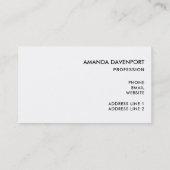 Grünes Leaf Tropenwald Foto Visitenkarte (Rückseite)