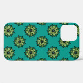 Grünes Leaf und Blume nahtlos Muster Hintergrund. Case-Mate iPhone Hülle (Rückseite (Horizontal))