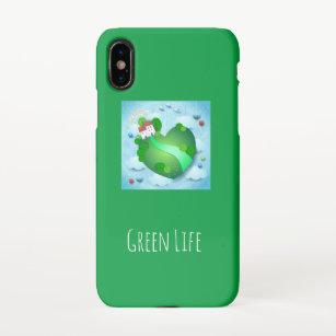 Grünes Leben iPhone Hülle