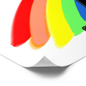 GRÜNES LEBEN IST BESSER AUF DER TRACK CUSTOM POSTE POSTER (Ecke)