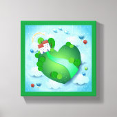 Grünes Leben Leinwanddruck (Vorderseite)