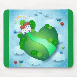 Grünes Leben Mousepad